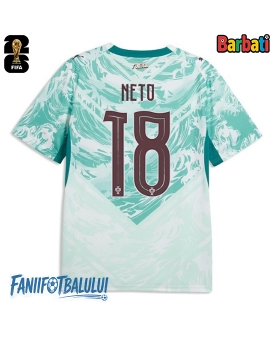 Portugalia Pedro Neto #18 Tricou Fotbal Replică Mondial 2026 Barbati Deplasare
